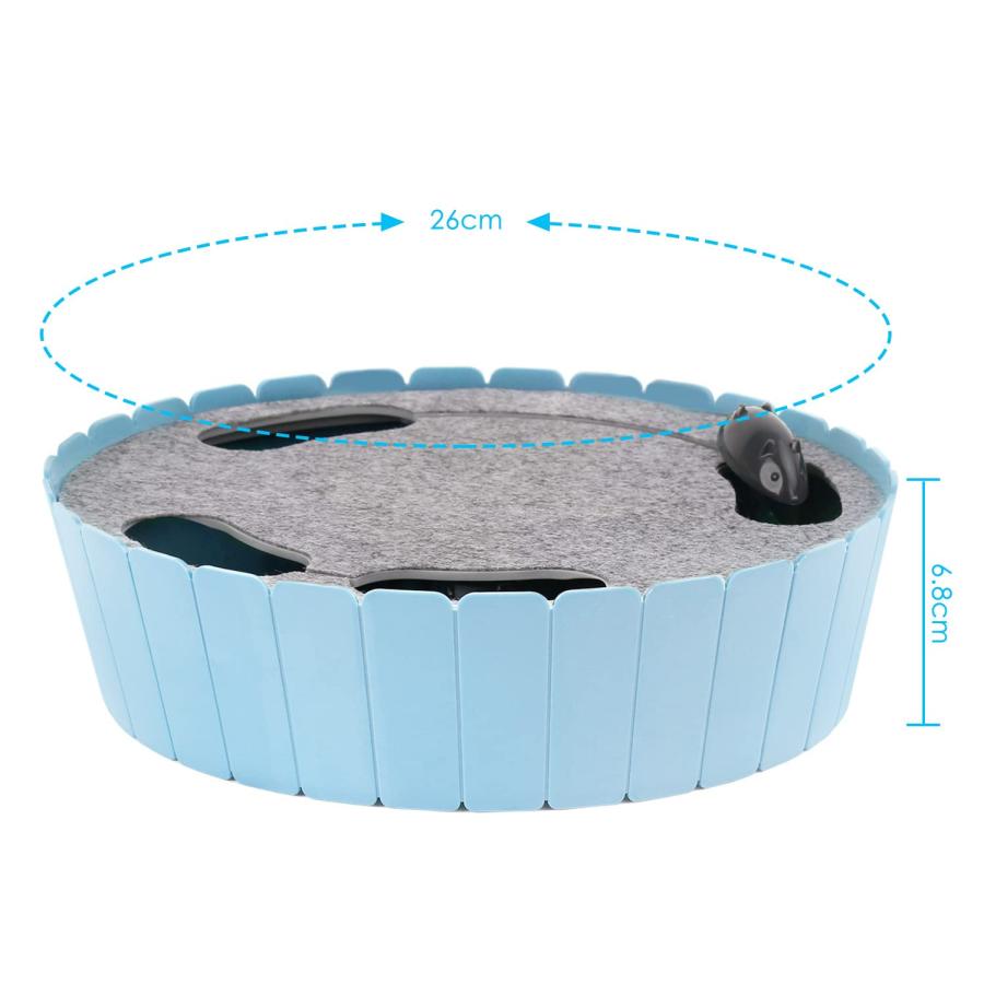 猫おもちゃ 電動 ネズミ Pawaboo ねこおもちゃ 猫用電動おもちゃ 電動ネズミ 自動 ネズミを捕らえる 隠す 追う 猫おもちゃ ネコ遊び |  | 06