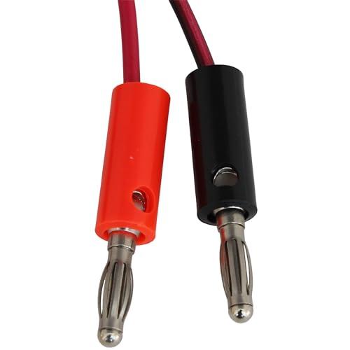 赤黒みのむしクリップ + バナナプラグ 4mm ケーブル 90cm |  | 01
