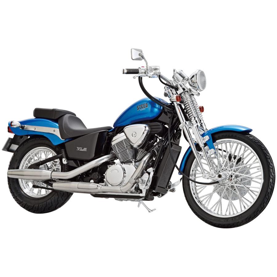 青島文化教材社AOSHIMA 1/12 ザ・バイクシリーズ No.19 ホンダ NC37 スティード VLS 1998 プラモデル 成型色 | 