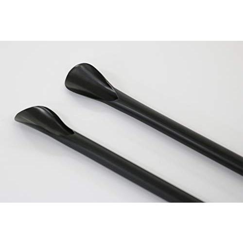 シバセ工業 917わらおストロー カキ氷用 スプーン 口径6mm×21cm 包装なし 500本入 黒 日本製 |  | 02
