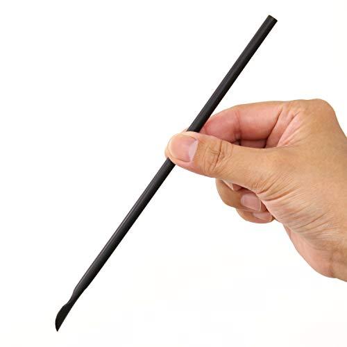 シバセ工業 917わらおストロー カキ氷用 スプーン 口径6mm×21cm 包装なし 500本入 黒 日本製 |  | 03