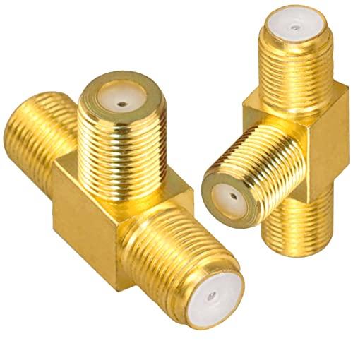 F スプリッター3ウェイコネクター TUOLNK Fメス-デュアルFメストリプルティーコネクター TV ビデオ用 T字型 アダプター VCR ア |  | 05