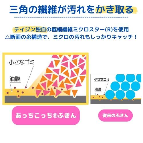 テイジン あっちこっちふきん Mサイズ 2枚セット 新色シリーズ 日本製 マイクロファイバー グレー2枚セット |  | 04
