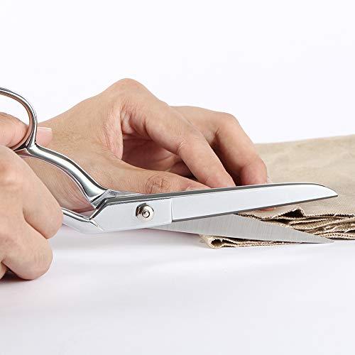 LIVINGO プレミアム 裁ちばさみ 古典的なステンレス 鍛造縫製ハサミ 超鋭い 手芸 洋裁 裁ち鋏 万能ハサミ 家庭用 布切り プロ 曲がっ |  | 04