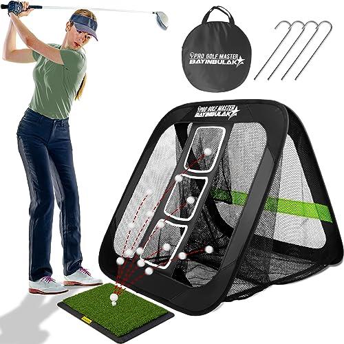 BAYINBULAK ゴルフ練習ネット ゴルフネット アプローチ練習器具 BAYINBULAK ゴルフ練習ネット ゴルフネット アプローチ練習器具 室内