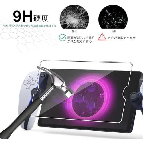 PS5 Portal 収納ケース+ガラスフィルム2枚セット PlayStation Portal 収納バッグ スーツケース 9Hガラスフィルム |  | 04