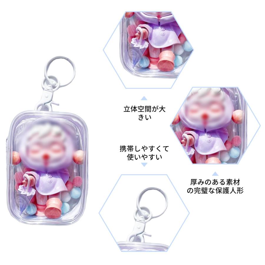 シイタケ　ぬいぐるみポーチ　収納　エコバッグ　新品未使用 透明 バッグ ケース 痛バック ぬいぐるみポーチ 防塵 ぬいポーチ