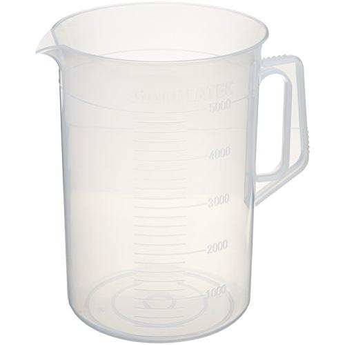 サンプラテック 手付ビーカー1033 5L プラスチックポリプロピレン樹脂 日本 BBC05033 | 