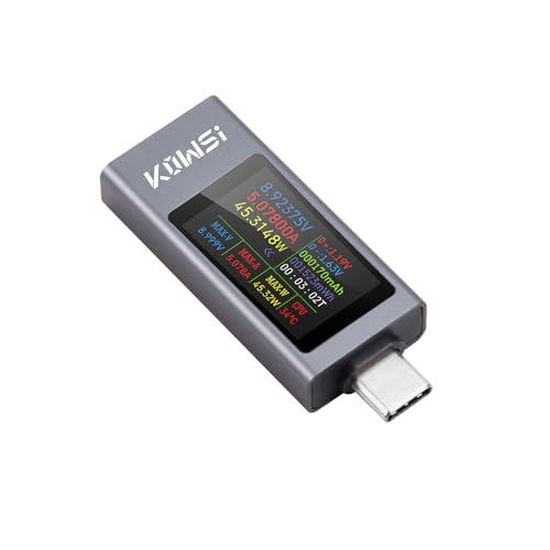 Aideepen 2個 360W 電圧電流チェッカー USB Cテスター メーター Type-C マルチメーターテスター TFTカラーディスプレ |  | 01