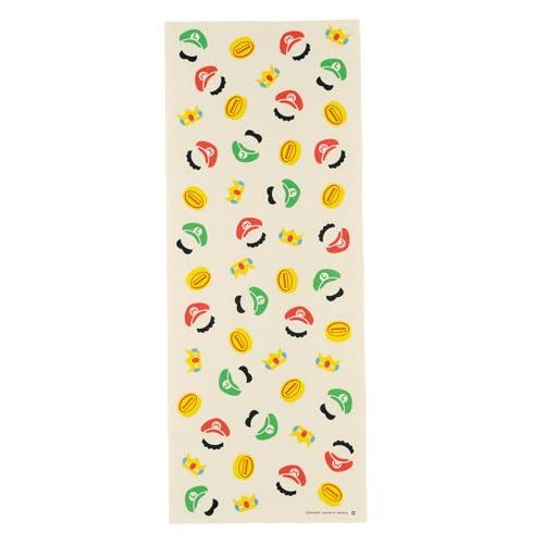 丸眞 手ぬぐい 任天堂 スーパーマリオ 手鞠シルエット キャラクター 綿100％ 4485016400 | 