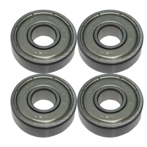 ミニチュアベアリング NSK スチール 両シール付 608ZZ 内径8mm×外径22mm×幅7mm 4個入り） | 