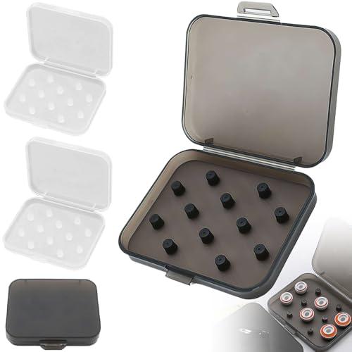耳栓収納ケース 4個セット イヤーチップケース イヤーピース分離可能 収納ボックス 密閉設計 衝突 防止変形しない 粘着防止設計 防塵収納 整然 |  | 07