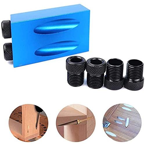 ZOYUBS 15度斜め ドリルガイド 穴あけガイド ポケットホールジグ 15°斜め ポケット穴ドリルキット 木工斜めドリルガイドセット 木工斜 |  | 08