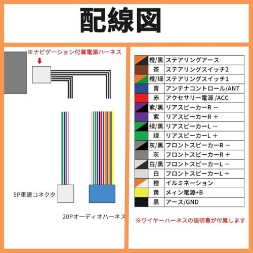 Oattun スズキ 車速 コネクター 5Pコネクタ カーオーディオ ハーネス 20P 車速センサー カーオーディオ ハーネス 車速センサー 配 |  | 01