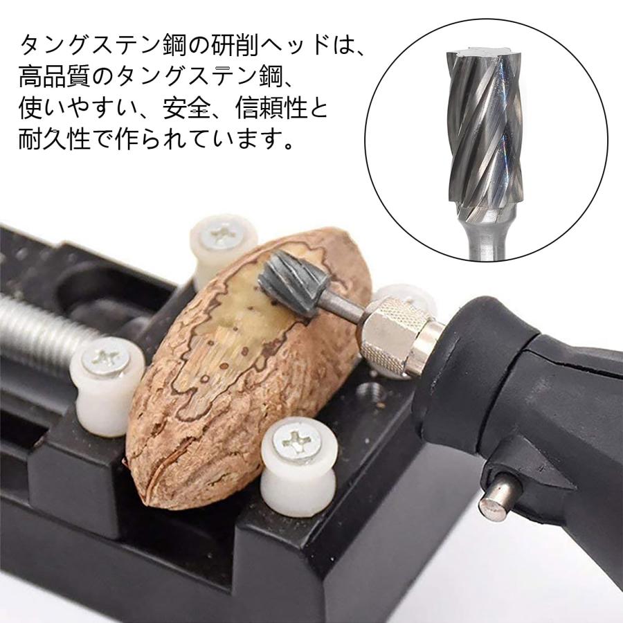 20個セット タングステンバー 超硬バー ロータリーバー ドリル カッター高速度鋼 金属 さび落とし ロータリー工具 木工 プラスチック 加工 |  | 01