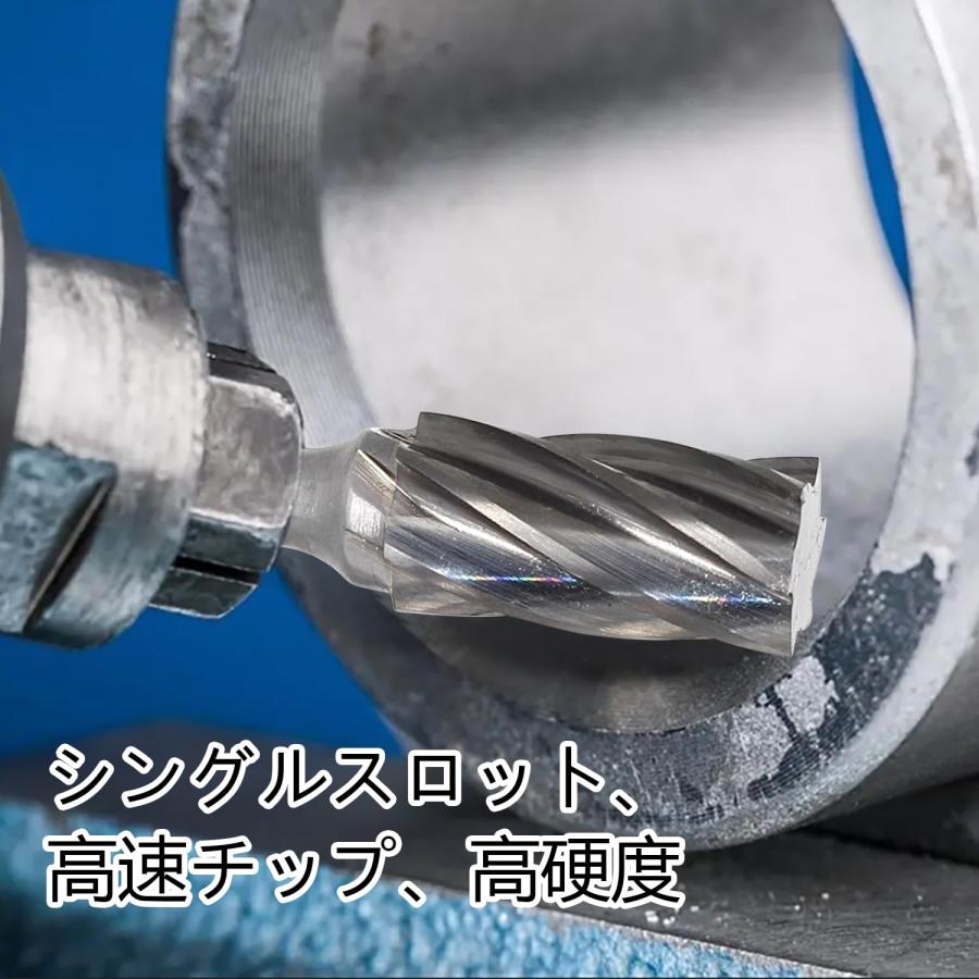 20個セット タングステンバー 超硬バー ロータリーバー ドリル カッター高速度鋼 金属 さび落とし ロータリー工具 木工 プラスチック 加工 |  | 02