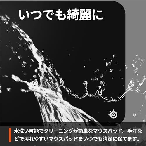SteelSeries ゲーミングマウスパッド ノンスリップラバーベース 32cm×27cm×0.2cm QcK 63004 ブラック |  | 01