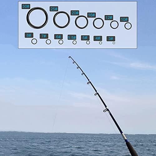 ロッド修理キット 13サイズ26個セット 直径3.3~30mm 釣りロッド先端修理キット トップガイドリング セラミックリング 釣り竿ガイド穂先 |  | 01