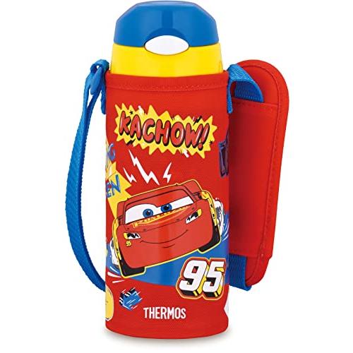 サーモス 水筒 真空断熱ストローボトル 400ml カーズ レッド 子供用 通園通学 保冷専用 FHL-403FDS R | 