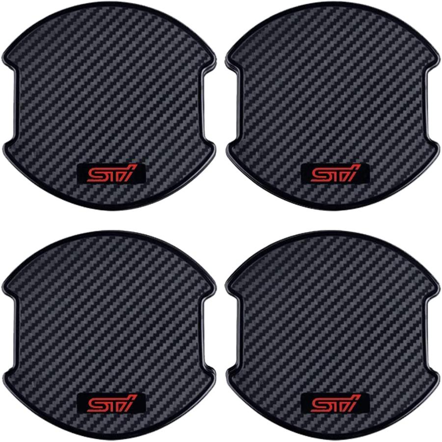 ドアハンドルプロテクター STI スバル 車用 カーボン ドアノブ ガード 傷防止 4枚入り L スバル |  | 01