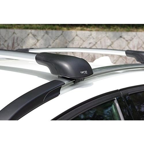 Terzo テルッツォ by PIAA ルーフキャリア ベースキャリア フット 4個入 ルーフレールタイプ ブラック エアロバー用 ロック付 E |  | 05