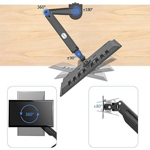 【互換品】 suptek 完全調節可能なガススプリングモニターマウント PC モニターアーム 液晶ディスプレイスタンド ガス圧式 モニタースタンド17 |  | 04