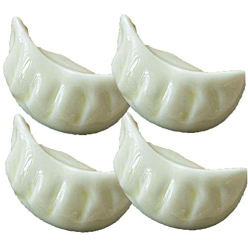 TOSSPER 箸置き 水餃子 ギョウザ おもしろ 食器 雑貨 贈り物 4.7x2x2.5cm 4個入 | 
