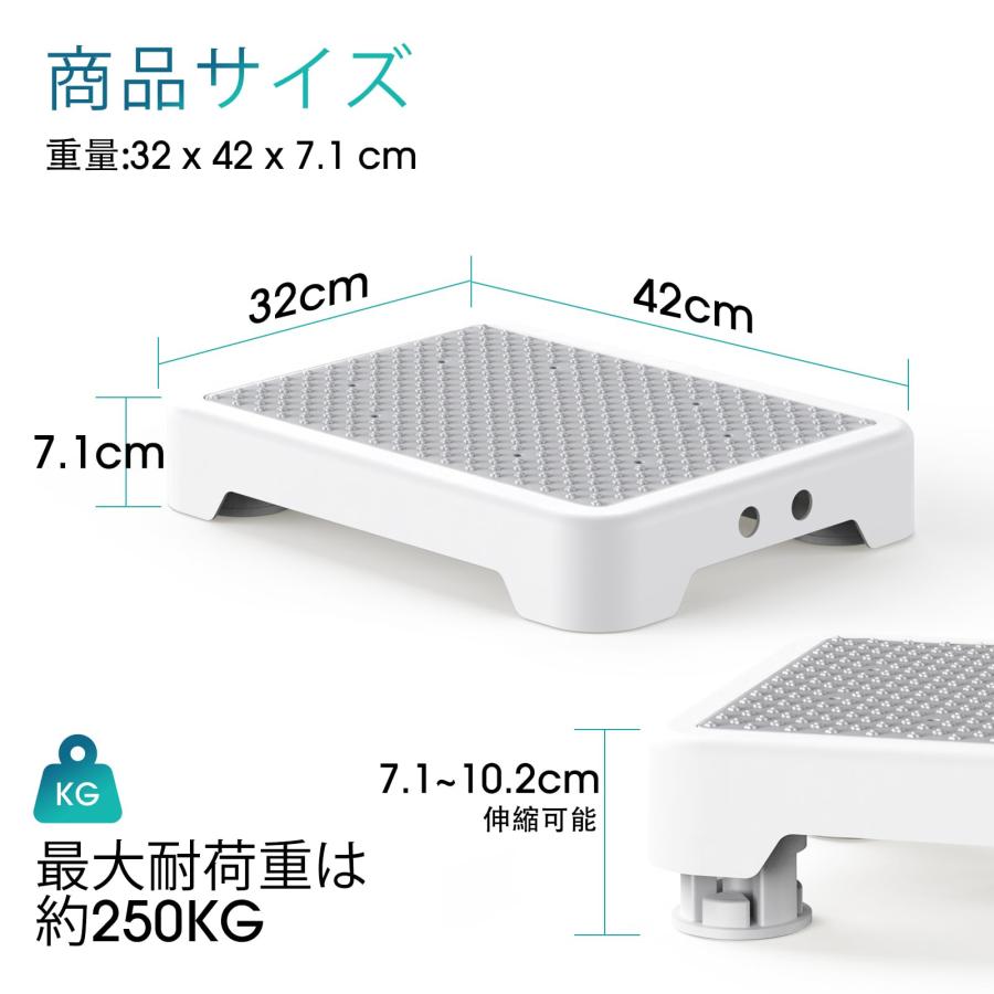 SPACEKEEPER 踏み台 低踏み台 段差解消 伸縮可能 踏台昇降用トスツール 足置き 乗り降り 滑り止め 補助 介助 車 乗り降り 玄関 |  | 01
