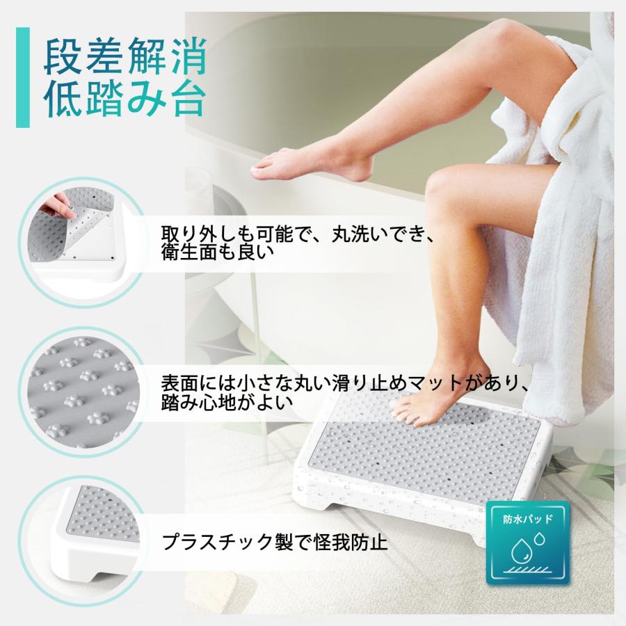 SPACEKEEPER 踏み台 低踏み台 段差解消 伸縮可能 踏台昇降用トスツール 足置き 乗り降り 滑り止め 補助 介助 車 乗り降り 玄関 |  | 03