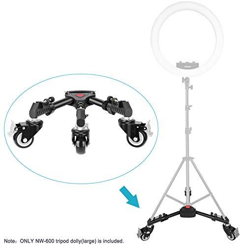 NEEWER 撮影写真用三脚ドリー 高耐久 最大荷重22.68kg三脚ホイール/3ゴム車輪/調節可能なレッグマウント/キャリーバッグ付き 汎用カ |  | 03