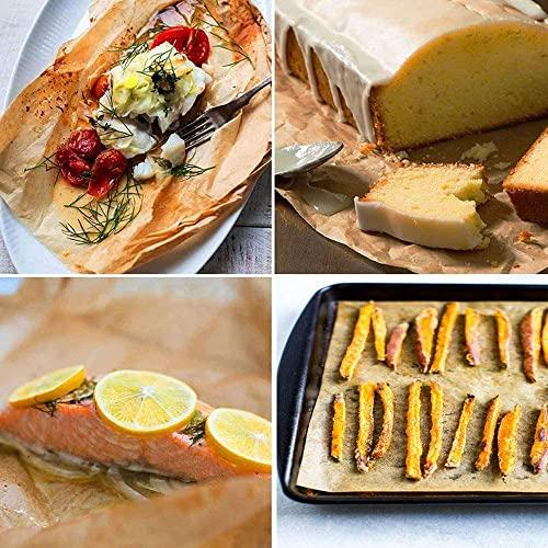 peach&life 自然にやさしい無漂白 クッキングシート 1箱100枚 ナチュラル素材で作られた 未晒クラフト紙 オーブン ベーキング 料理 |  | 07