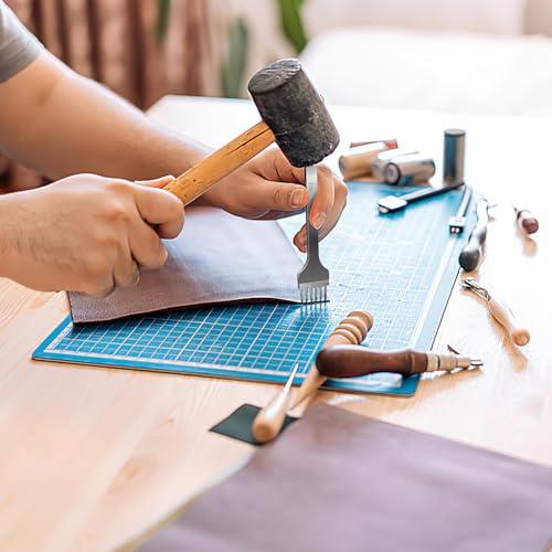 BAOYINGTE 菱目打ち 4本セット 耐久性・刃幅1.5mm・4mm刃間 革細工・レザークラフト用工具セット パンチ・穴あけツール 1歯 2 |  | 04