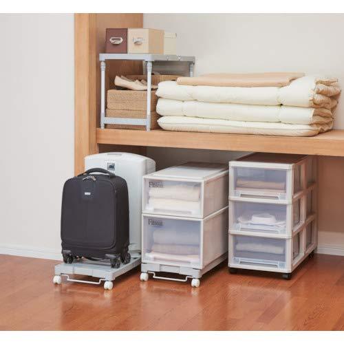 天馬Tenma クローゼットや押入れの収納物の出し入れが簡単にできるキャリー 伸びるんキャリー 奥行の調整可能で通気性も考慮した形状で湿気対策も |  | 02