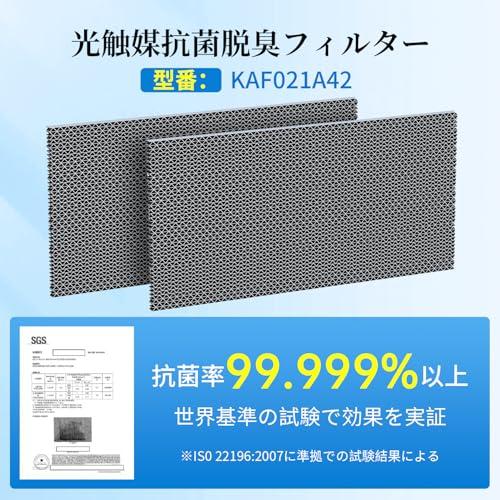 【互換品】 ダイキン KAF021A42 光触媒集塵脱臭フィルター2枚入りエアコン用抗菌交換 AN22YES AN22ZES AJT22ZNS AN3 |  | 02