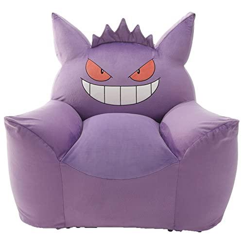 セルタンCellutane ビーズソファー 1人掛け ポケモン カバーが洗える ゲンガー へたりにくい スゴビーズ パープル 日本製 A905a | 