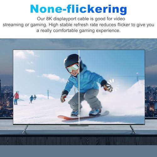 【互換品】 Thzzhnno 1.4 DisplayPort延長ケーブル 1M、 DisplayPort 8Kオス-メスケーブル、DPからDP拡張コー |  | 05