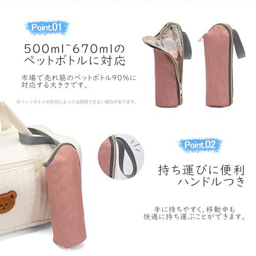 ペットボトルホルダー 670ml対応 保冷 保温 軽量 折りたたみ 撥水 ボトルケース クーラーカバー 断熱ボトルカバー アウトドア スポーツ |  | 02