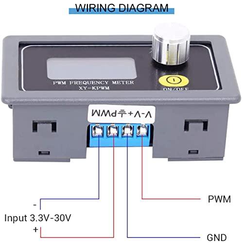 Youmile PWM信号発生モジュール 1チャンネル 1Hz-150KHz LCDディスプレイPWMパルス周波数デューティサイクル調整可能モジ |  | 05