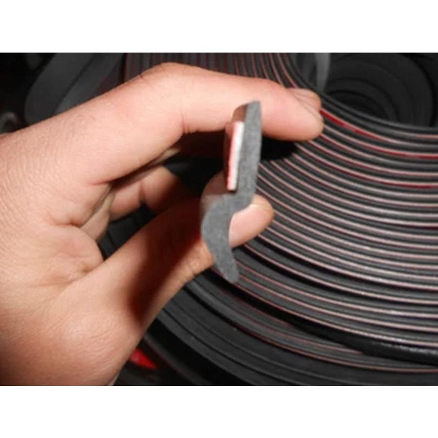 Dilraba 車内 静音化 ウェザーストリップ Z型 静音モール 気密性アップ 黒 5m |  | 05