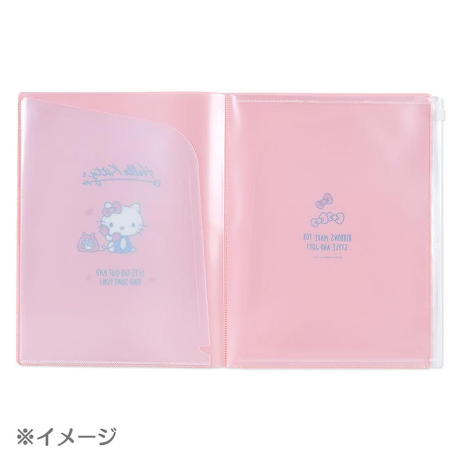 サンリオSANRIO マイメロディ ファスナー付き6ポケットクリア