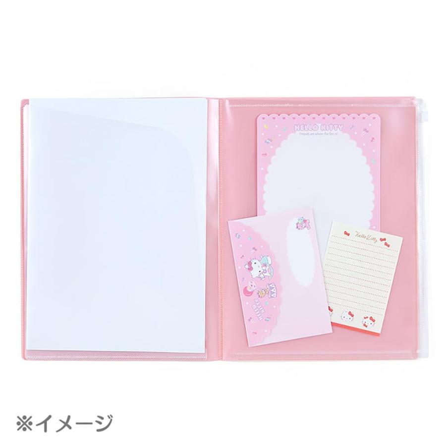 おねがいマイメロディ クリアファイル2点セット サンリオSANRIO マイメロディ ファスナー付き6ポケットクリア