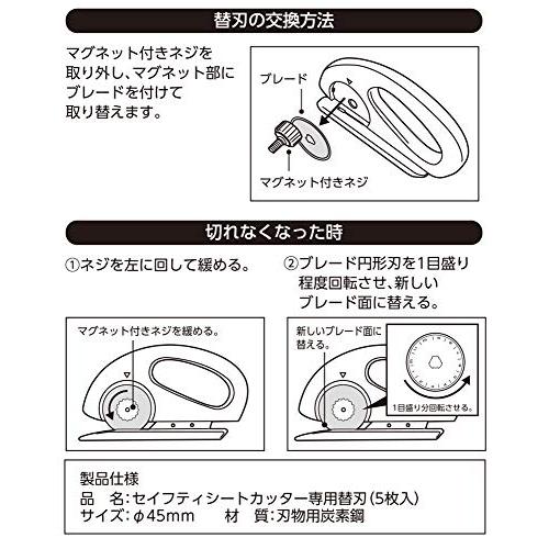 角利KAKURI セイフティシートカッター SSC-45 専用替刃 5枚入 エアーパッキン 段ボール 樹脂シート カーペット 切断 マルチクラフ |  | 03
