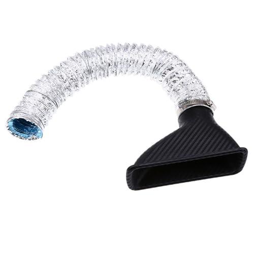 mamota エアインテークダクト 汎用 排気ダクト エアクリーナー エアファンネル 排熱 冷却 ダクトホース エアダクト ボンネットダクトドラ | 