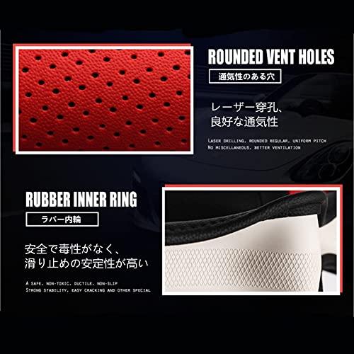 TATACLEA ハンドルカバー 軽自動車 乗用車 本革 O型 ステアリングカバー革 四季汎用 通気性いい おしゃれ 握り 感 握り 触感よく |  | 03