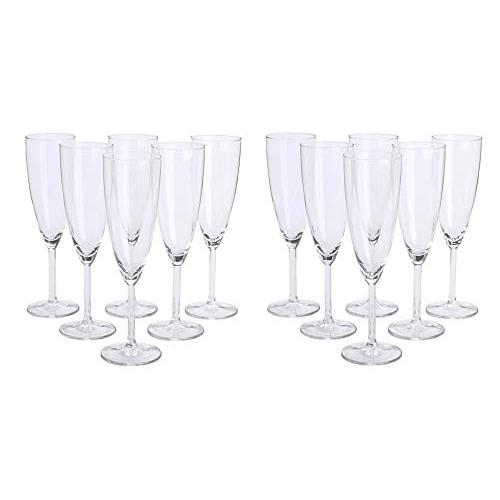 セット品IKEA イケア スヴァルカ SVALKA ガラス シャンパングラス 12  