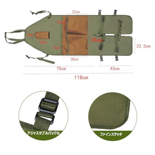 Ｌｅｉｘｅｕｄ 草刈り エプロン 大容量 園芸 ガーデニング 作業用サロペット 作業用家庭菜園 刈り取りレッグガード 前掛け ガーデニングツール |  | 01