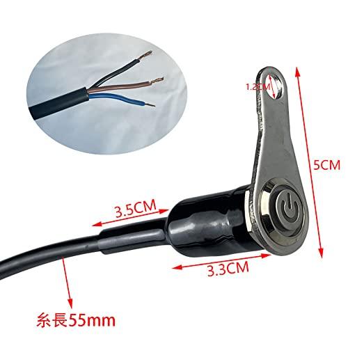 YFFSFDC オートバイハンドルバースイッチ 12V LED ATVバイク LED 警告灯 ハザードライト ヘッドライトフォグライトスイッチ |  | 01