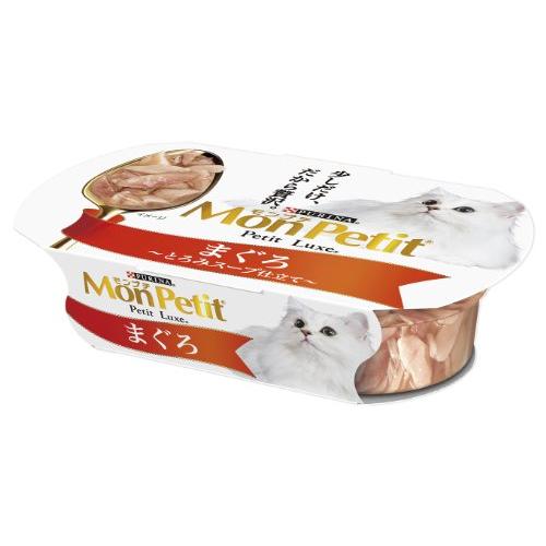 モンプチ プチリュクスカップ 成猫用 まぐろ とろみスープ仕立て 57g×48個入り ケース販売 キャットフード | 