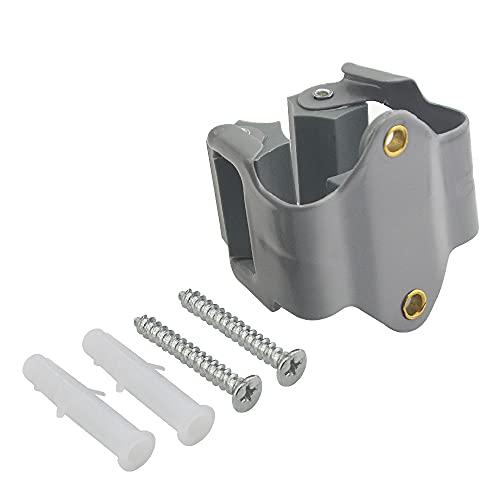 XINMEIWEN 10ピースモップとほうきホルダー壁マウントヘビーデューティモップほうきハンガーガーデンツールのクリーニングクローゼットオーガ |  | 01