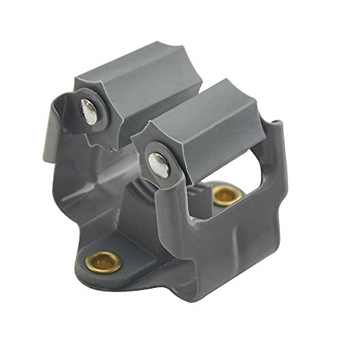 XINMEIWEN 10ピースモップとほうきホルダー壁マウントヘビーデューティモップほうきハンガーガーデンツールのクリーニングクローゼットオーガ |  | 02